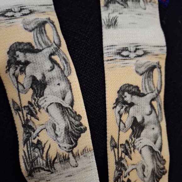 Rare Vintage Nymph Aphrodite Suspenders Braces. Made in England - Picture 3 of 15